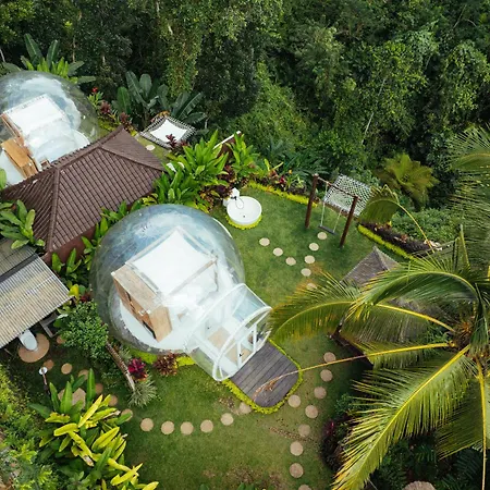 Bubble 7 - Cozy Bubble Retreat White Bath Ubud