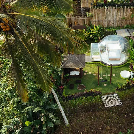 Bubble 7 - Cozy Bubble Retreat White Bath Ubud