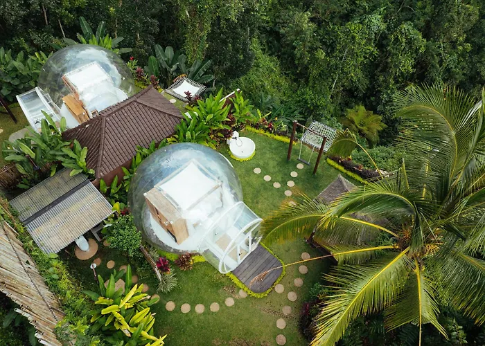 Bubble 7 - Cozy Bubble Retreat White Bath Ubud